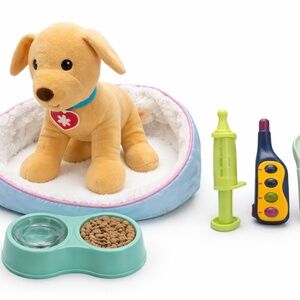 Melissa & Doug Ranger Plush Dog Vet Set Bundle EUC w/ Accessories
